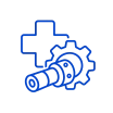 Medical and industrial components icon